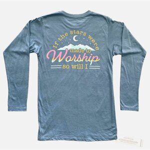 NWT NEW JADELYNN BROOKE THINGS SHE LOVES STARS WERE MADE TO WORSHIP TSHIRT SMALL
